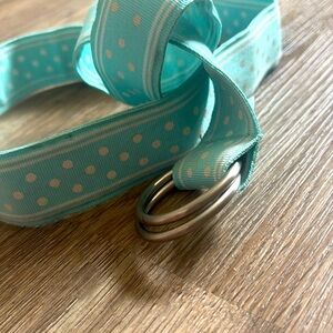 Bright polka dot belt